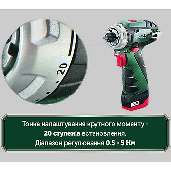 Аккумуляторная дрель-шуруповерт Metabo POWERMAXX BS (600079500)