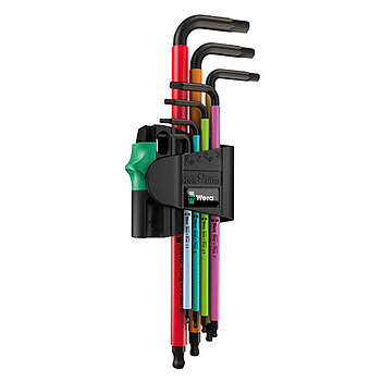 Набір ключів Hex Г-подібних WERA 950/7 Hex-Plus Multicolour Magnet 1 7 шт. з кулею, з магнітизатором (05022534001) Набір ключів Hex Г-подібних WERA 950/7 Hex-Plus Multicolour Magnet 1 7 шт. з кулею, з магнітизатором (05022534001)
