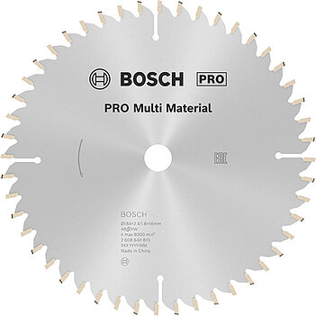 Диск пиляльний універсальний Bosch Multi Material 184x1,8х16 мм (2608640815)