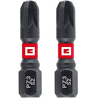 Біта ударна Pozidriv Einhell S2 1/4" PZ3 2 шт. (132060)