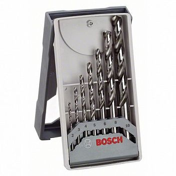 Набір свердл по металу Bosch Mini X-Line HSS-G 7шт. (2608589295)