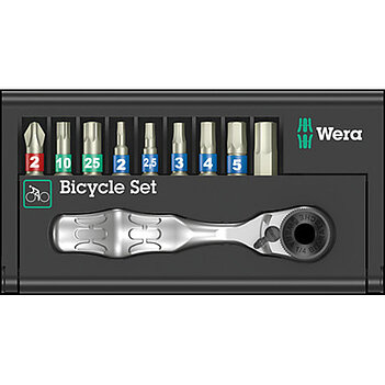 Набор инструмента WERA Bicycle Set 9 1/4" 10 ед. (05004177001)