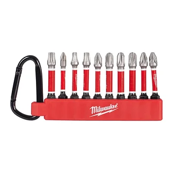Набор бит ударных Milwaukee Shockwave 1/4" 10 шт. (4932500397)