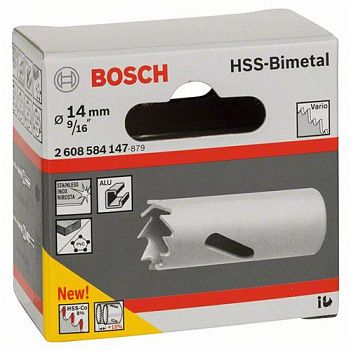 Коронка по металлу и дереву Bosch HSS-Bimetal 14 мм (2608584147)