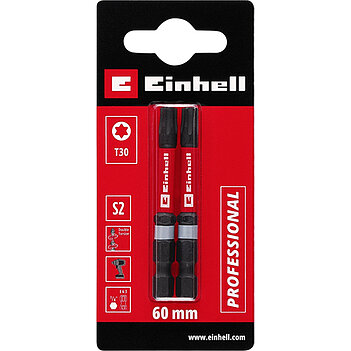 Біта ударна Torx Einhell S2 1/4" T30 2 шт. (132190)