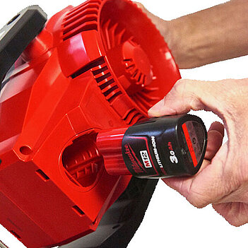 Вентилятор аккумуляторный Milwaukee M12 AF-0 (4933478228) - без аккумулятора и зарядного устройства: