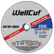 Круг отрезной по металлу WellCut 230x3,0x22,23мм (WCM23030)
