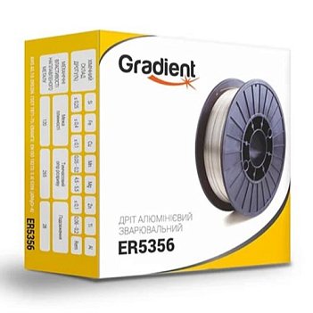 Дріт зварювальний алюмінієвий Gradient ER5356 AlMg5 0,8 мм 0,5 кг (GWA5805)