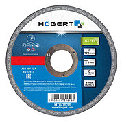 Круг зачисний по металу Hoegert 125х6,0х22,23 мм 10 шт. (HT6D636)
