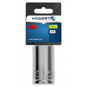 Головка торцевая 6-гранная Hoegert Cr-V 1/4" 8 мм (HT1A008)