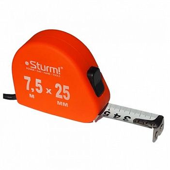 Рулетка Sturm Soft Touch 7,5м (3100203)