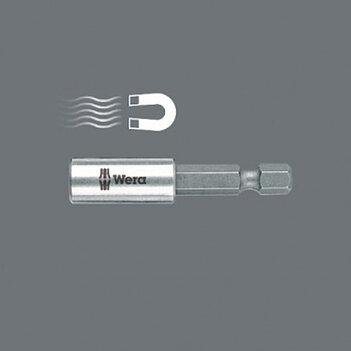 Держатель бит магнитный WERA 899/4/1 1/4" х 1/4" универсальный со стопорным кольцом (05053455001)
