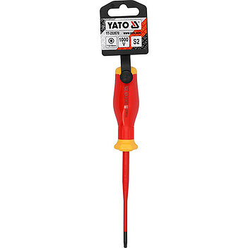 Отвертка Torx диэлектрическая Yato T15 x 100 мм 1000V (YT-282670)