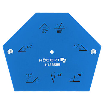 Угольник магнитный для сварки Hoegert (HT3B655)