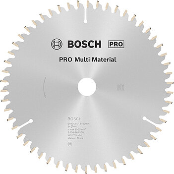 Диск пиляльний універсальний Bosch Multi Material 190х20 мм (2608640508)