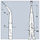 Довгогубці вигнуті KNIPEX 160 мм (25 25 160)