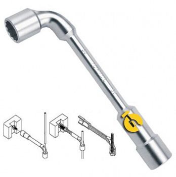 Ключ торцевий Г-подібний Toptul 14 мм (AEAE1414)