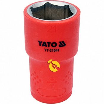 Головка торцева 6-гранна Yato 1/2" 21 мм (YT-21041)