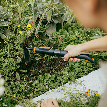 Насадка-сапка садова подвійна Fiskars OneClick (1080695)