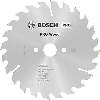 Диск пильный по дереву Bosch PRO Wood 150x20 мм (2608640592)