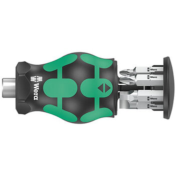 Викрутка з набором біт WERA Kraftform Kompakt Stubby Magazin 5 7 шт. коротка (05008878001) Викрутка з набором біт WERA Kraftform Kompakt Stubby Magazin 5 7 шт. коротка (05008878001)