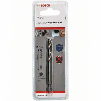 Свердло центруюче Bosch HSS-G 7,15x85мм 1шт (2608594254)