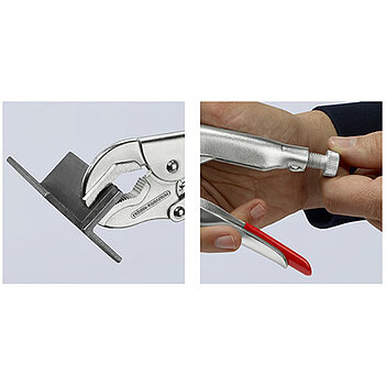 Кліщі затискні KNIPEX Cr-V 250 мм з подвійною вибіркою (41 14 250)