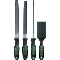 Набор напильников Bosch 200 мм со щеткой 4 шт. (1600A034GM)