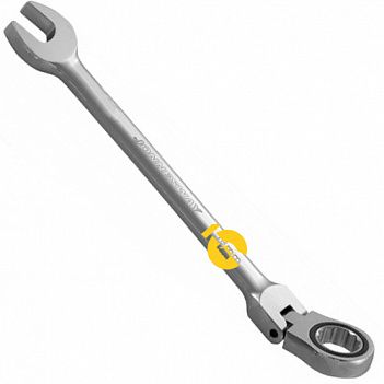 Ключ комбінований з тріскачкою і шарніром Jonnesway 15 мм (W66115)