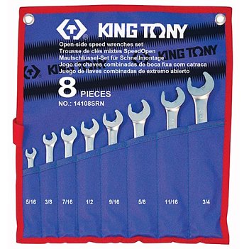 Набір ключів комбінованих King Tony 8 шт (14108SRN)