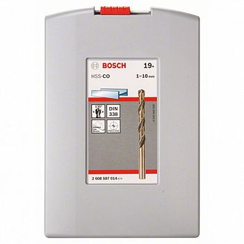 Набір свердл по металу Bosch ProBox HSS-Co 19шт. (2608587014)