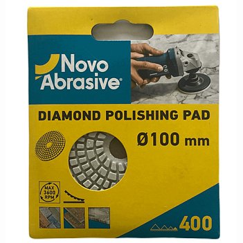 Диск полировальный по бетону и граниту NOVOABRASIVE 100мм (NADP100400)