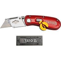 Нож для отделочных работ складной Yato (YT-7534)