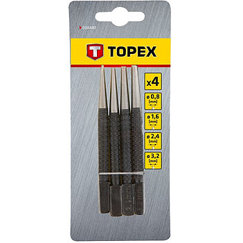 Набор выколоток TOPEX 4 ед. (03A440)