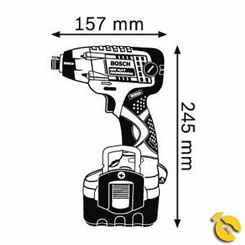 Гайковерт ударный аккумуляторный Bosch GDR 14,4 V-Li L-Boxx (06019A1404)