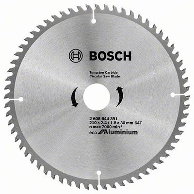 Диск пильный по алюминию Bosch Eco for Aluminium 210x30мм