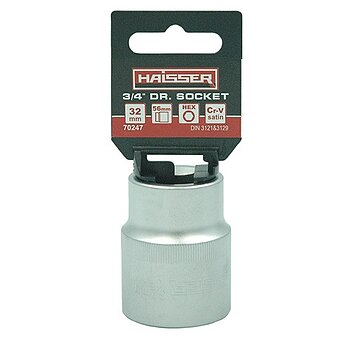 Головка торцевая 6-гранная Haisser 70247 3/4" 32мм x 56мм (134020) Головка торцевая 6-гранная Haisser 70247 3/4" 32мм x 56мм (134020)