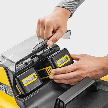 Газонокосилка аккумуляторная LMO 4-18 Dual Battery Set (1.445-421.0)