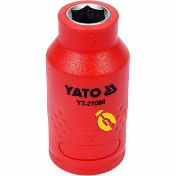 Головка торцева 6-гранна Yato 3/8" 8 мм (YT-21008)