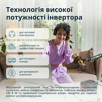Генератор инверторный бензиновый Könner & Söhnen (KS 6500iE)