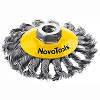 Щетка проволочная NovoTools 125мм (NTBWBB12514ST)