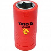Головка торцева 6-гранна Yato 3/8" 12 мм (YT-21012)