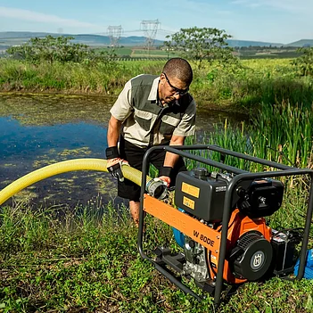 Мотопомпа дизельная Husqvarna W80DE (9708393-01)