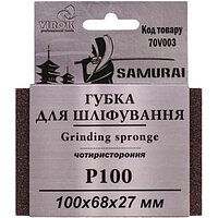 Губка шлифовальная Virok SAMURAI P100 (70V003)