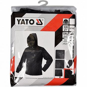 Куртка робоча Yato SOFTSHELL розмір XXXL (YT-79555)