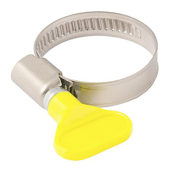 Хомут черв'ячний MASTERTOOL German type W2 "Метелик" 9,0 х 16-25 мм 25 шт (20-1997)