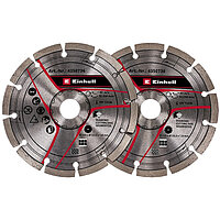 Диск алмазный сегментированный Einhell 125х22,2х1,8 мм 2 шт. (4350736)