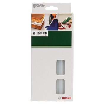 Клеевые стержни Bosch 11х200 мм прозрачные 25 шт. (2609255800)