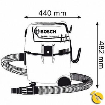 Пылесос Bosch GAS 20 L SFC Professional (060197B000)