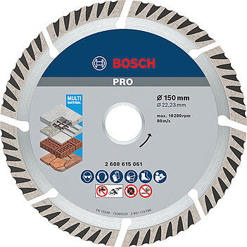 Диск алмазный сегментированный Bosch PRO Stnd Universal 150х2,4x22,23мм 10 шт. (2608615062)